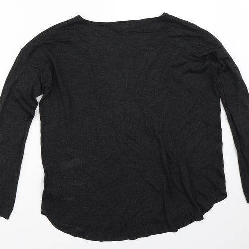 H&M Womens Grey   Pullover Jumper Size S
