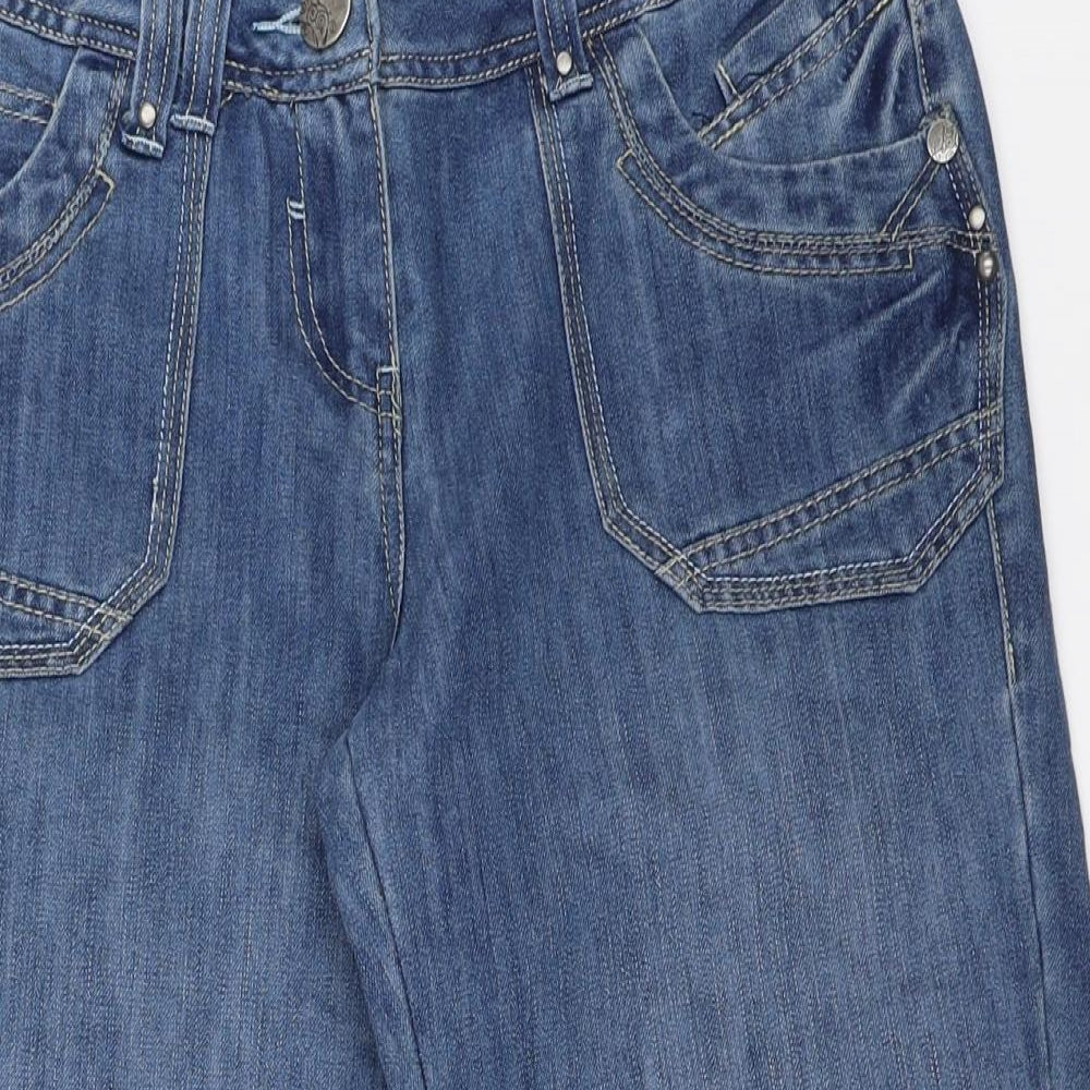 TU Womens Blue  Denim Cropped Jeans Size 10 L22 in