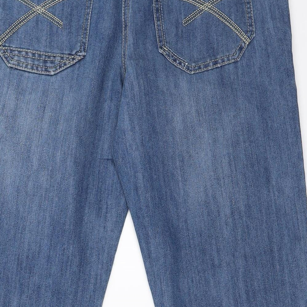 TU Womens Blue  Denim Cropped Jeans Size 10 L22 in