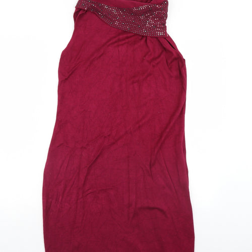 Belle vere note Womens Pink   Jumper Dress  Size L