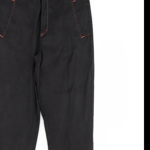 Villa Womens Black   Trousers  Size 10 L29 in