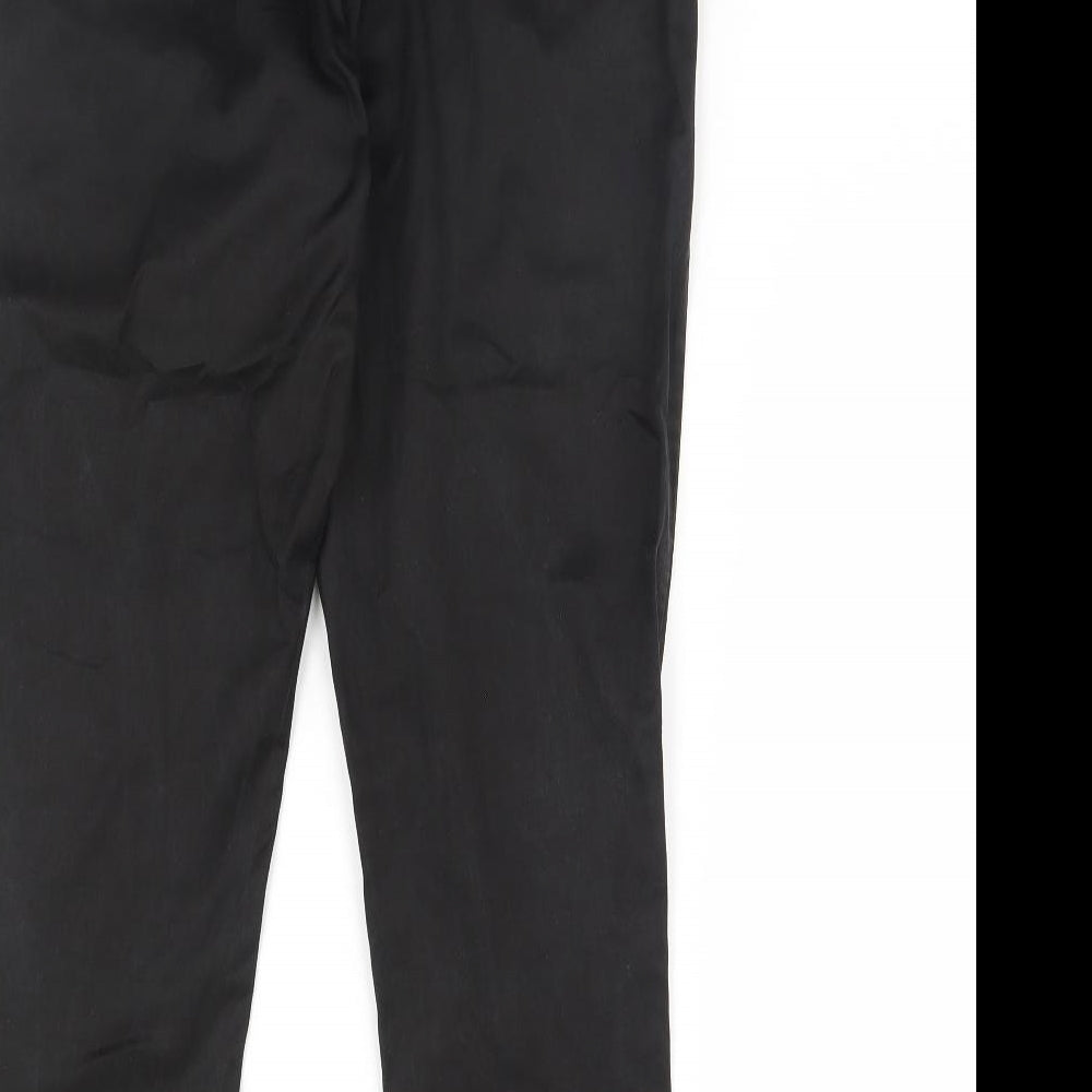 Villa Womens Black   Trousers  Size 10 L29 in