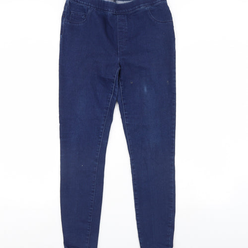 George Womens Blue  Denim Skinny Jeans Size 12 L30 in