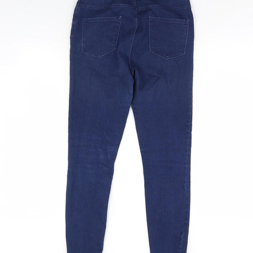 George Womens Blue  Denim Skinny Jeans Size 12 L30 in