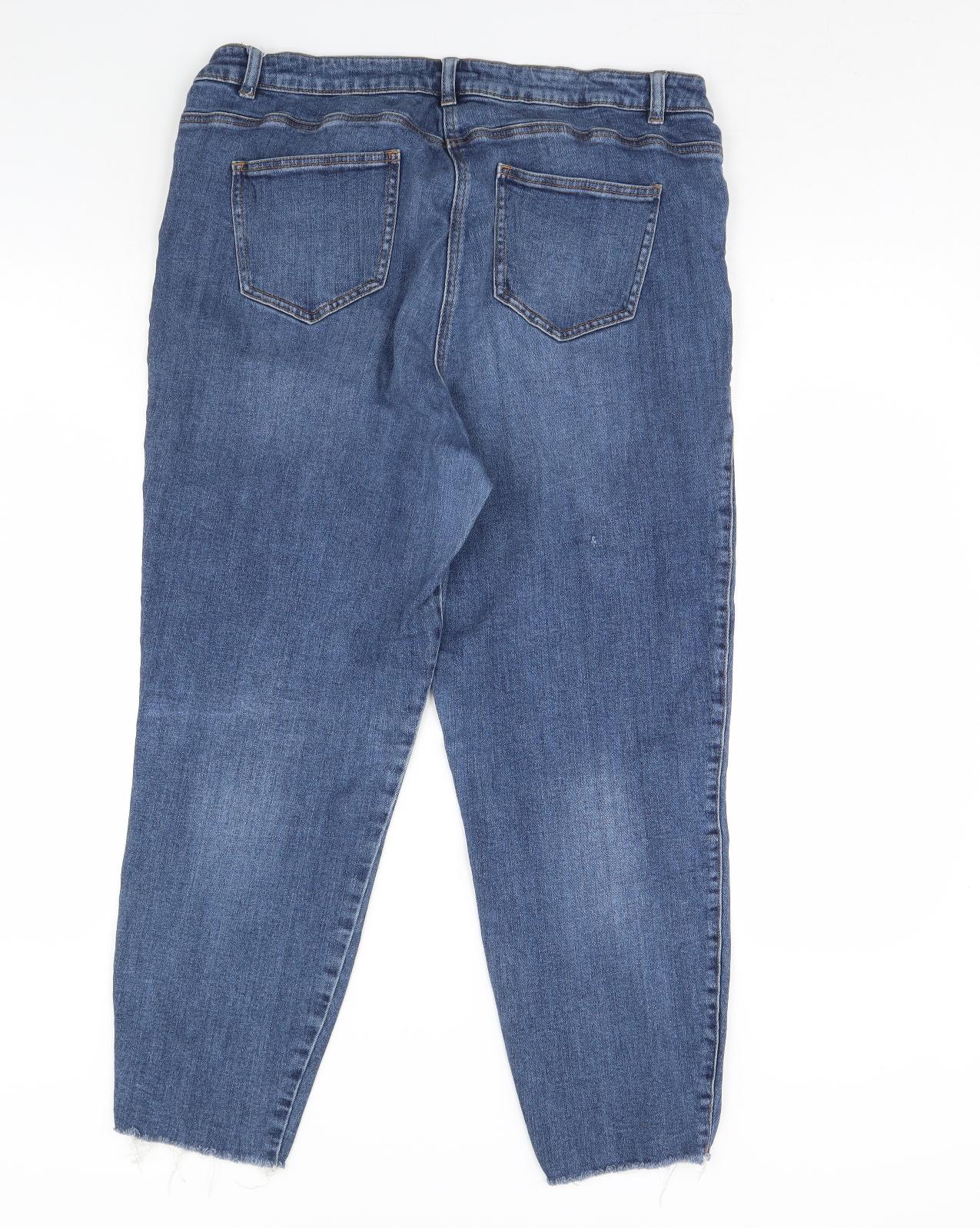 George Womens Blue  Denim Skinny Jeans Size 18 L26 in