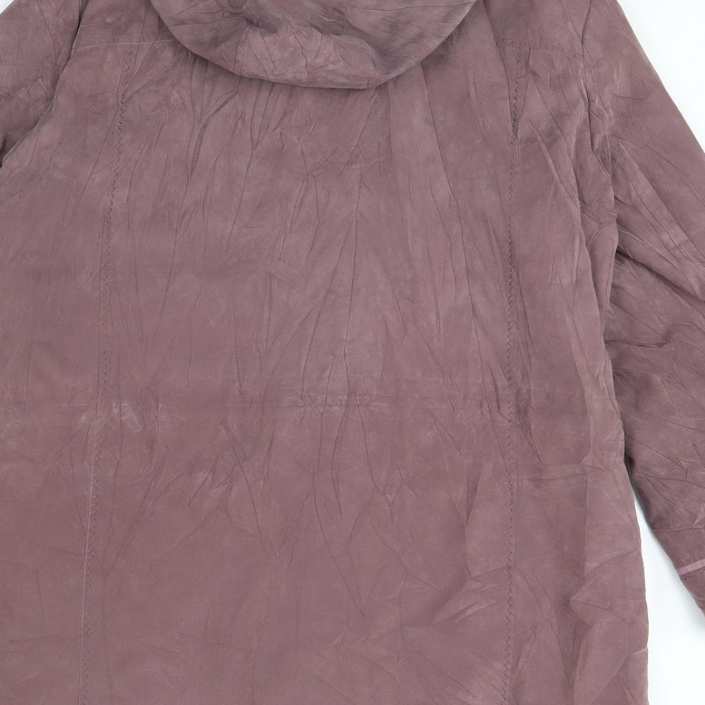 Bonmarché Womens Pink   Rain Coat Coat Size M
