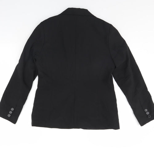 Tuchuzy Womens Black   Jacket Blazer Size 14  - Shoulder Pads