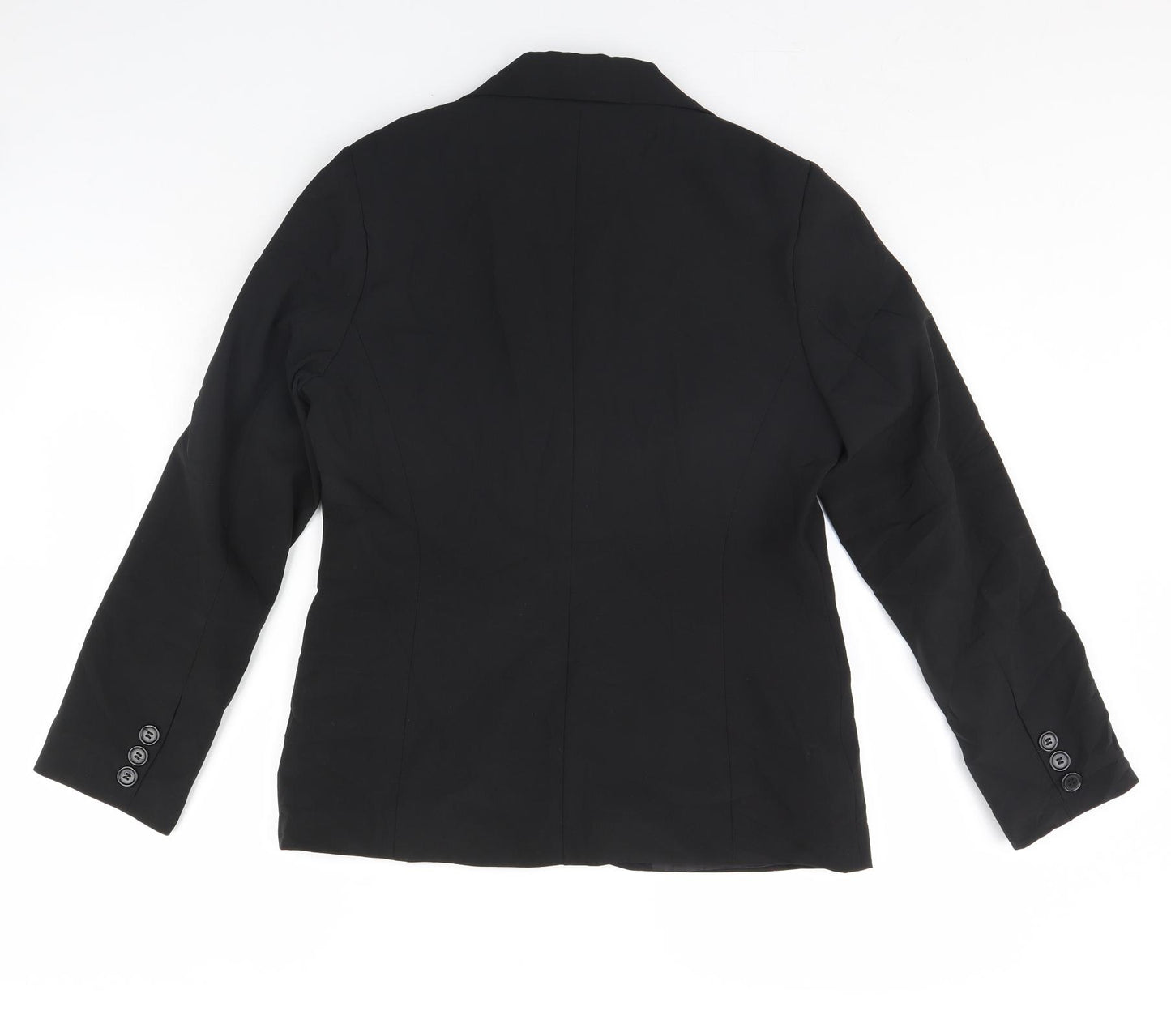 Tuchuzy Womens Black   Jacket Blazer Size 14  - Shoulder Pads