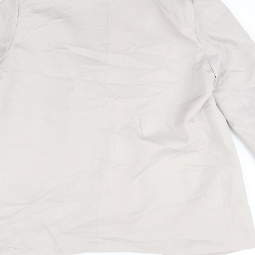 Missguided Womens Ivory   Jacket Blazer Size 12  - Shoulder Pads