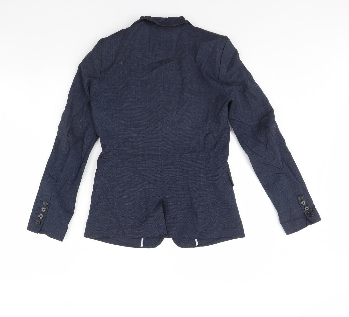 Vacknox Womens Blue   Jacket Blazer Size 4  - Shoulder Pads