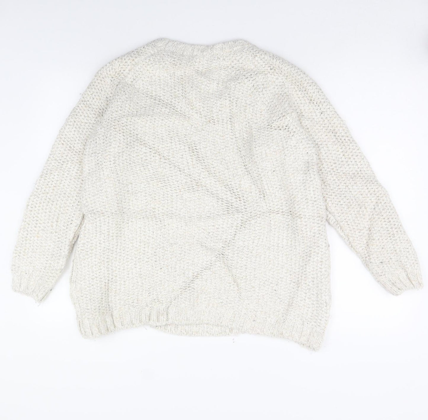 m&s Womens Beige   Pullover Jumper Size 14