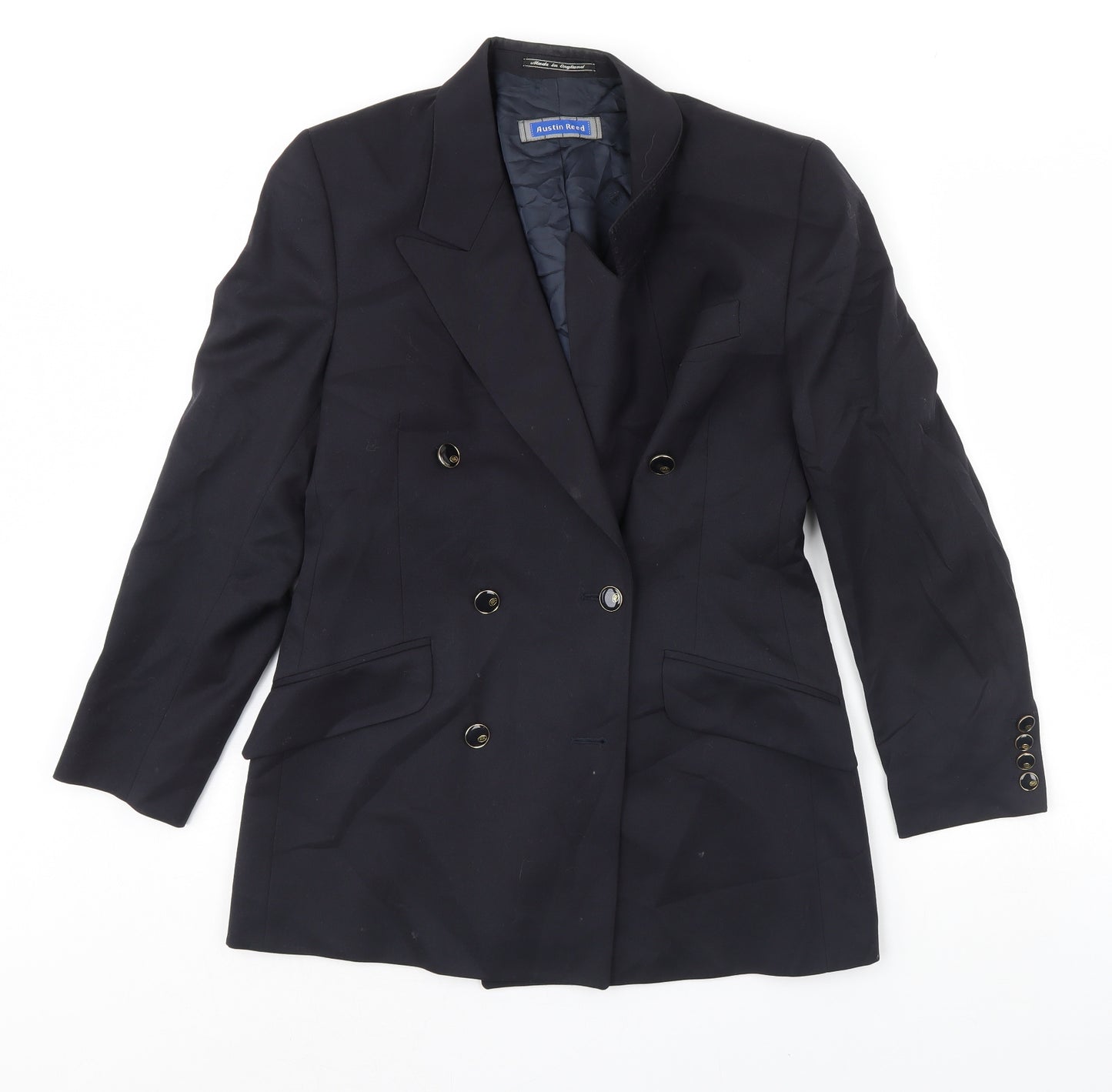 Austin Reed Mens Blue   Jacket Blazer Size 34  - Shoulder Pads