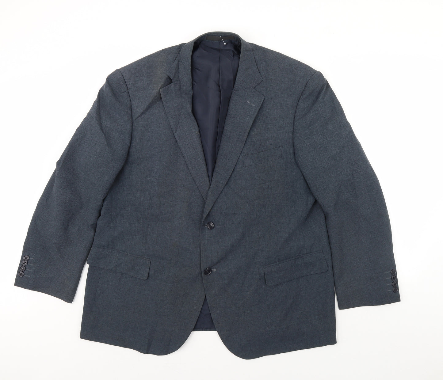 m&s Mens Grey   Jacket Blazer Size 44  - Shoulder Pads