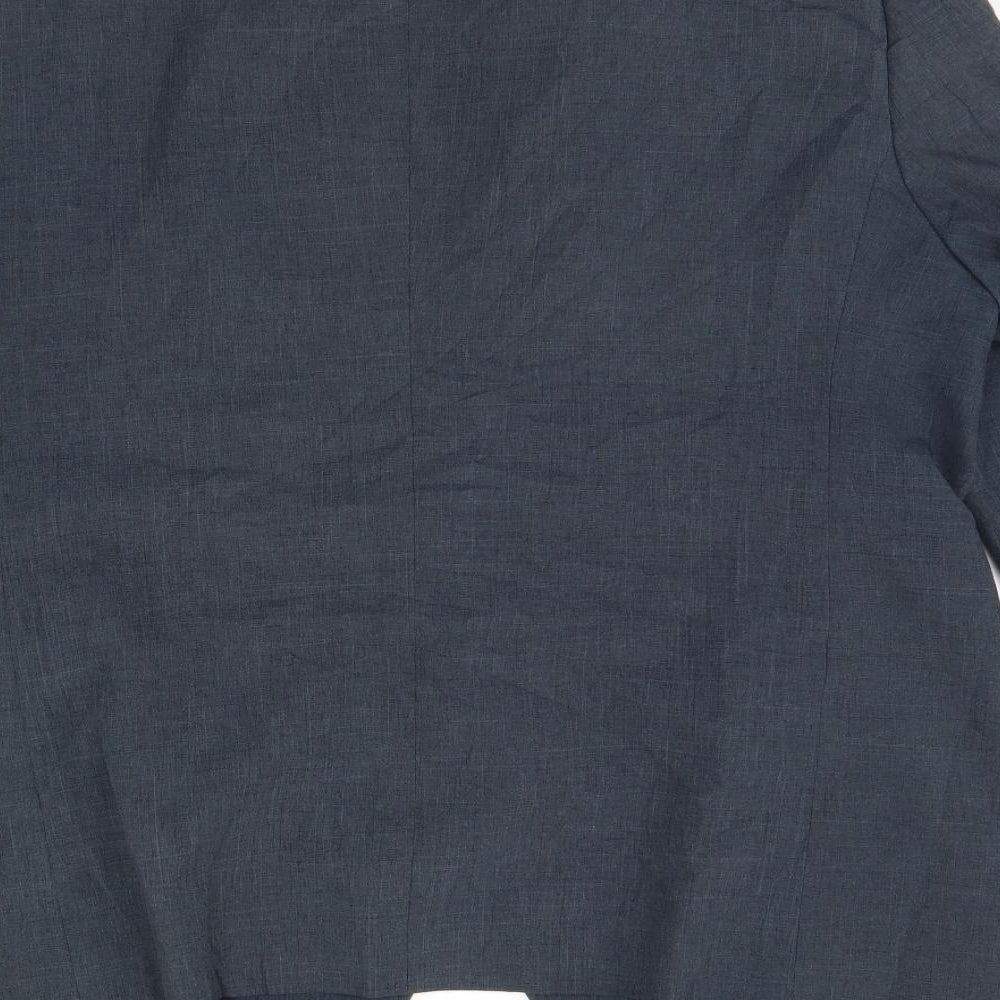 m&s Mens Grey   Jacket Blazer Size 44  - Shoulder Pads