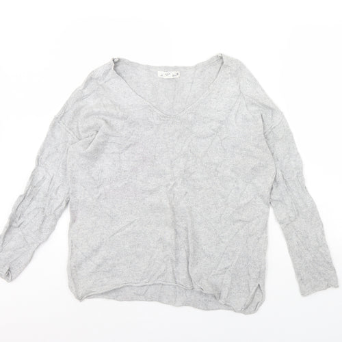 H&M Womens Grey   Pullover Jumper Size M