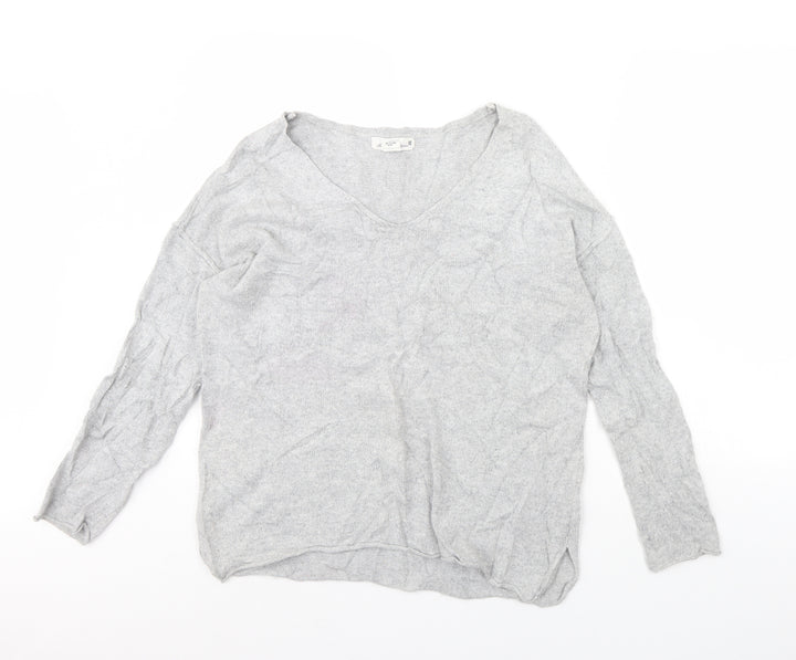 H&M Womens Grey Pullover Jumper Size M