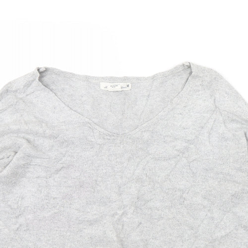 H&M Womens Grey   Pullover Jumper Size M