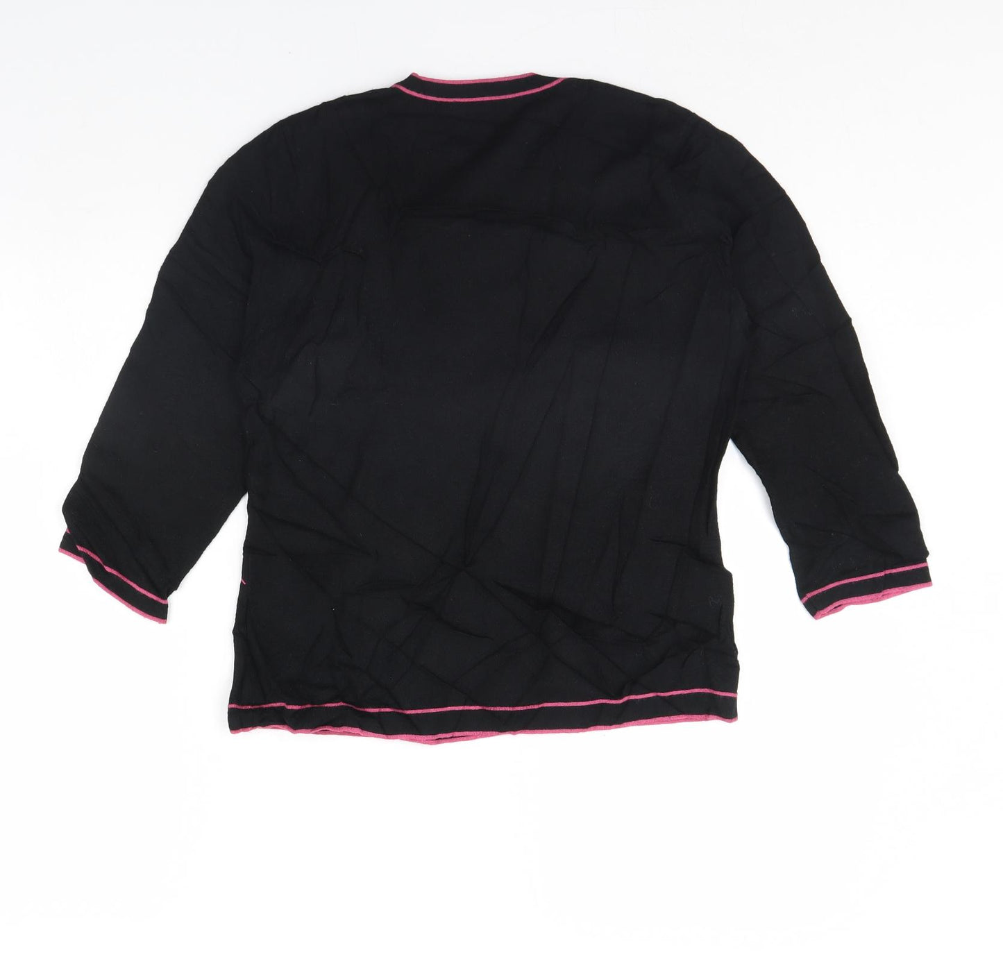 m&s Womens Black   Pullover Jumper Size 14