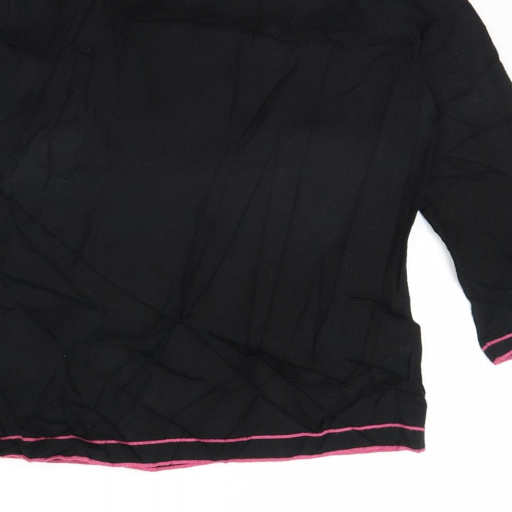 m&s Womens Black   Pullover Jumper Size 14