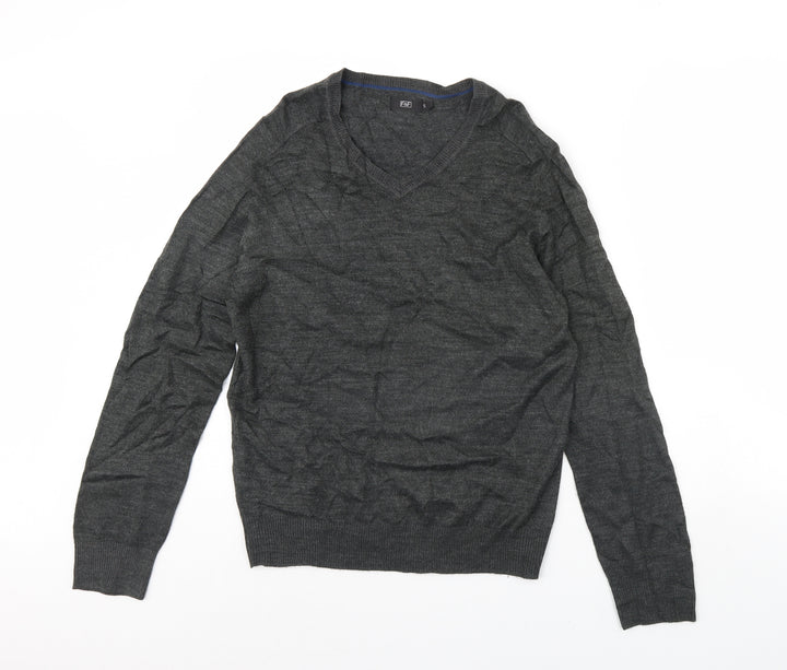 F&F Womens Grey Pullover Jumper Size S