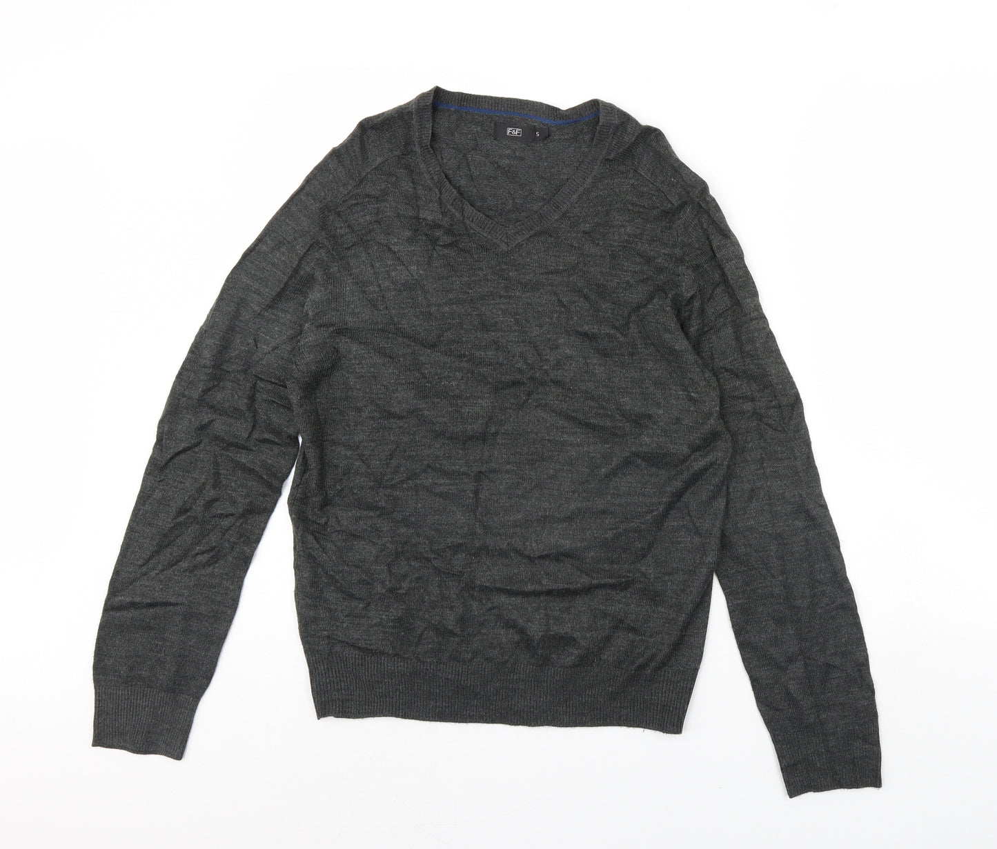 F&F Womens Grey   Pullover Jumper Size S
