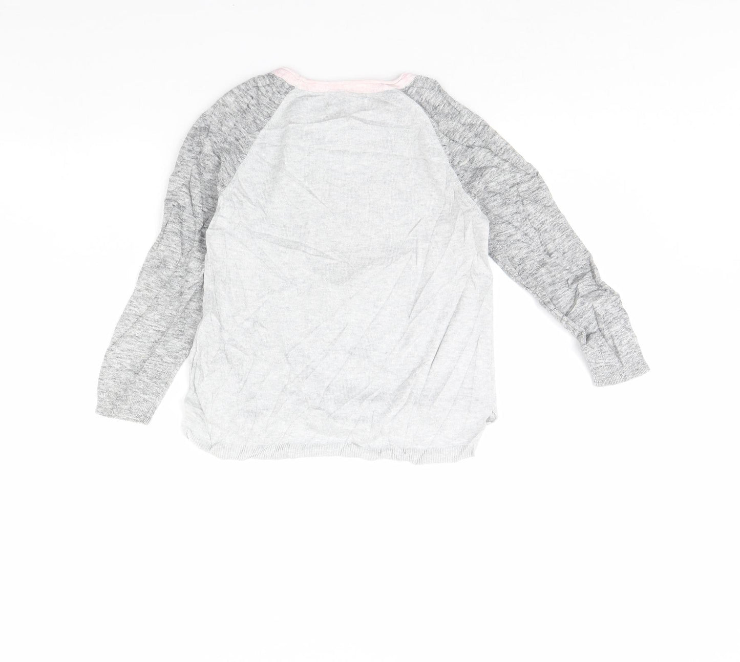 Gap Girls Grey   Pullover Jumper Size S  - Daisy duck