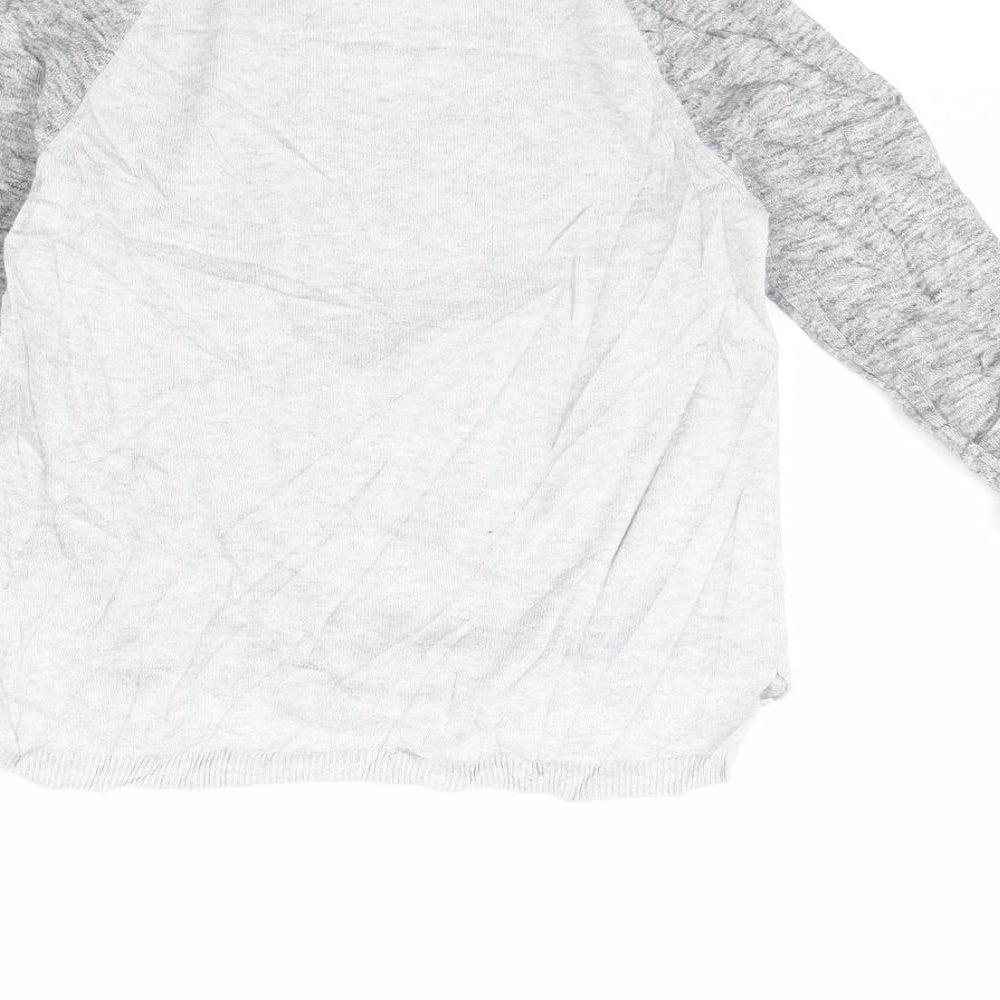 Gap Girls Grey   Pullover Jumper Size S  - Daisy duck