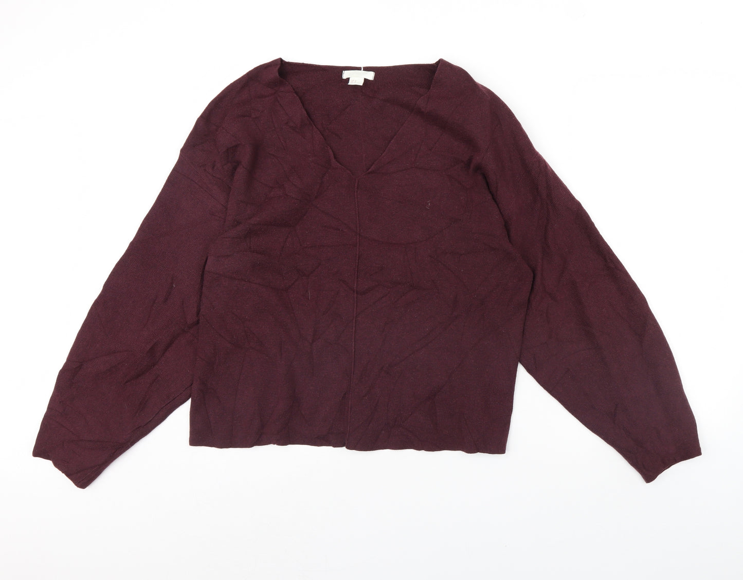 Concious Womens Purple   Pullover Jumper Size M