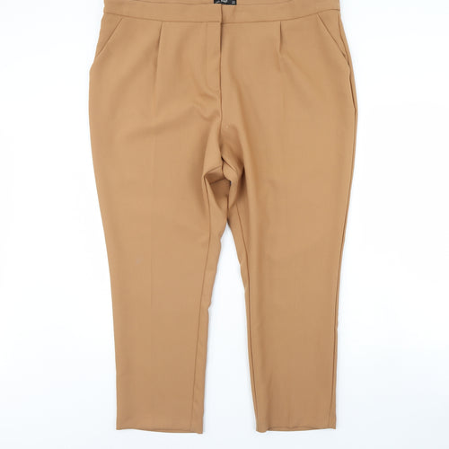 F&F Womens Brown   Trousers  Size 22 L30 in