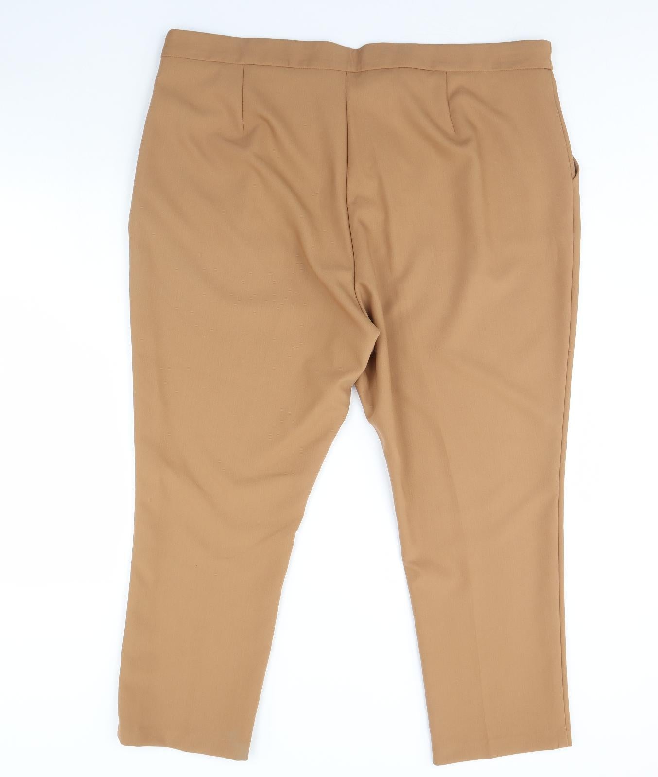 F&F Womens Brown   Trousers  Size 22 L30 in