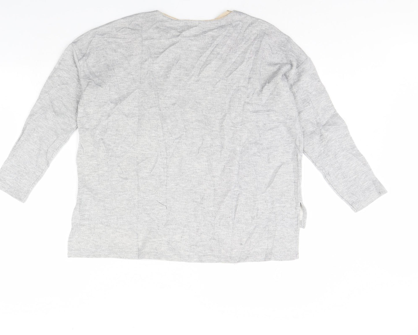 Zara Womens Grey   Pullover Jumper Size M