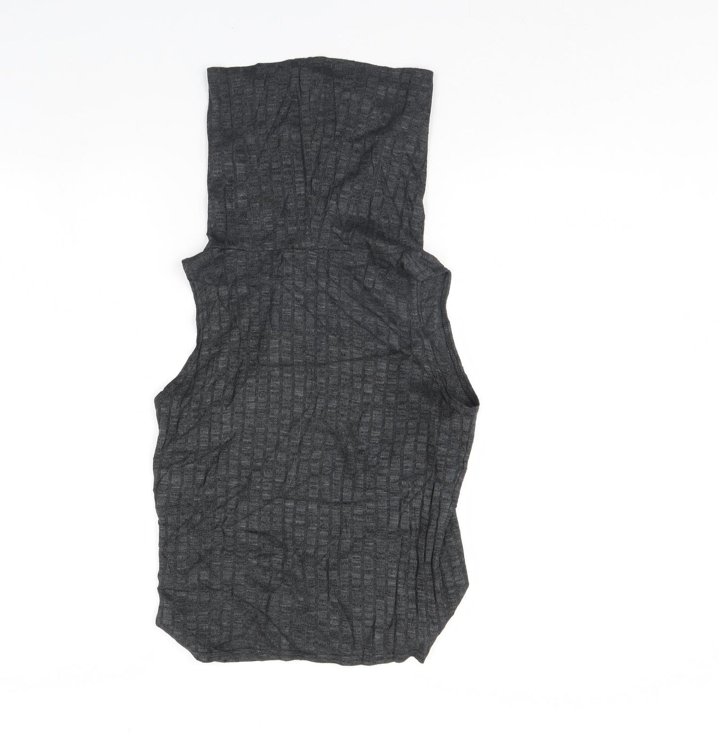 Style plus Womens Grey  Rayon Basic Tank Size S
