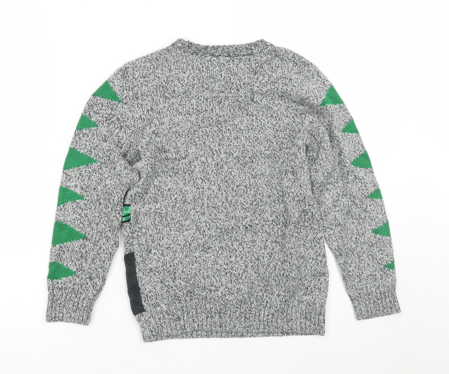 F&F Boys Grey   Pullover Jumper Size 7-8 Years  - Christmas