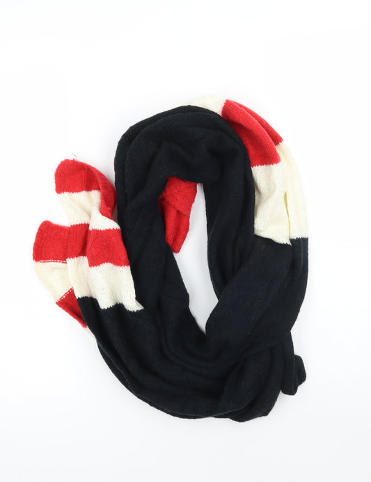 NEXT Mens Black Striped  Scarf  One Size