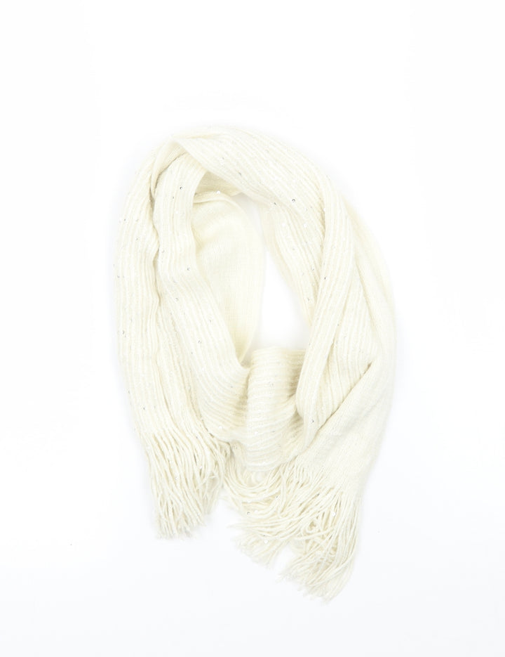 Preworn Womens White Scarf