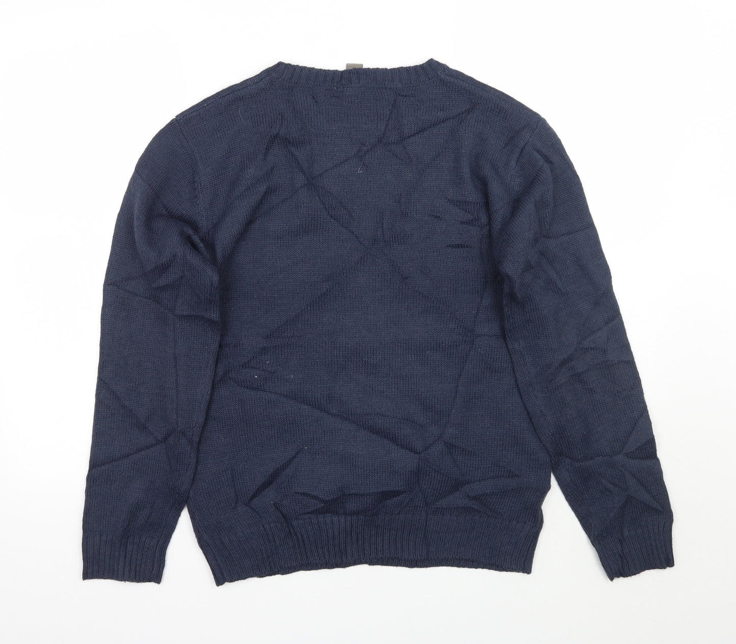 Urban outlaws Boys Blue   Pullover Jumper Size 13 Years  - Christmas
