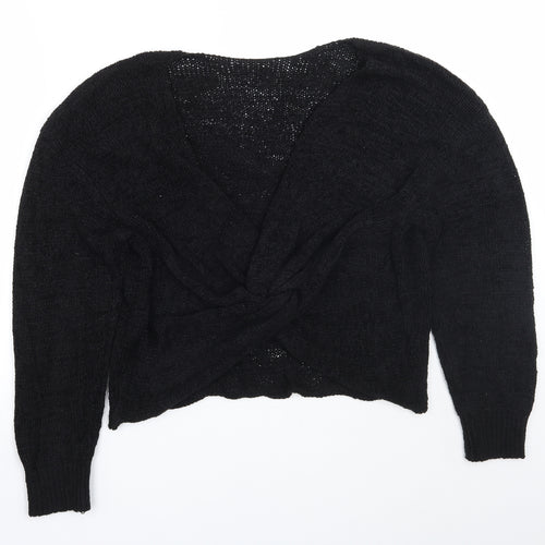 H&M Womens Black   Pullover Jumper Size M