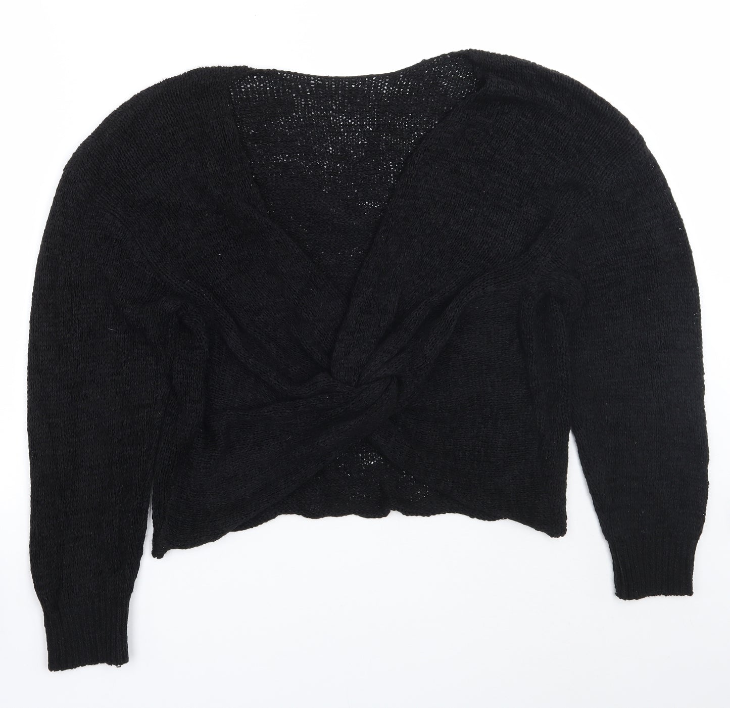 H&M Womens Black   Pullover Jumper Size M