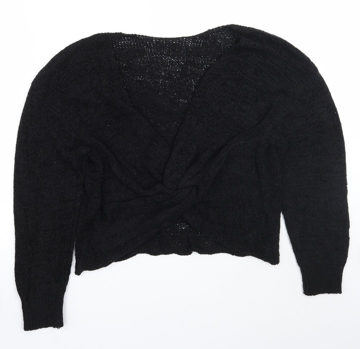 H&M Womens Black   Pullover Jumper Size M