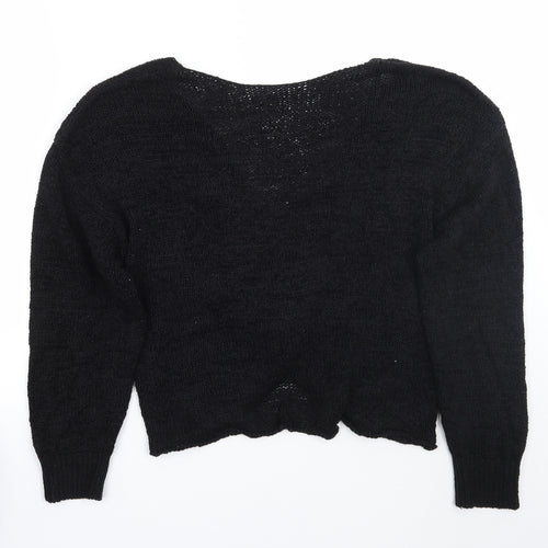 H&M Womens Black   Pullover Jumper Size M