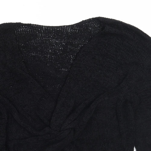H&M Womens Black   Pullover Jumper Size M