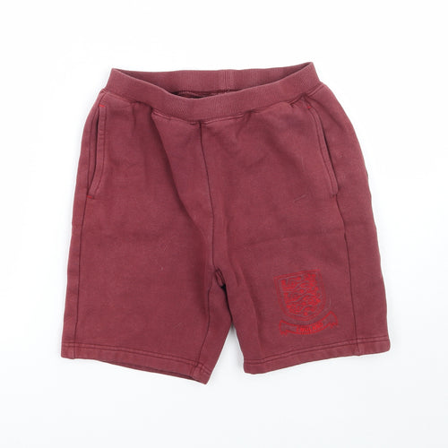 Umbro Boys Red   Sweat Shorts Size 13 Years - England