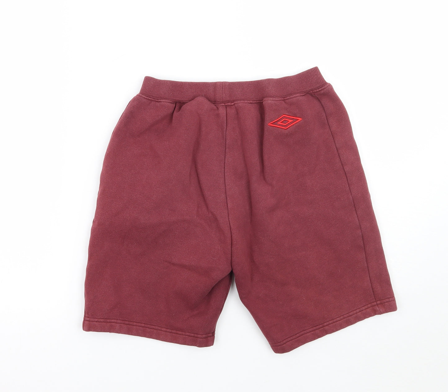Umbro Boys Red   Sweat Shorts Size 13 Years - England