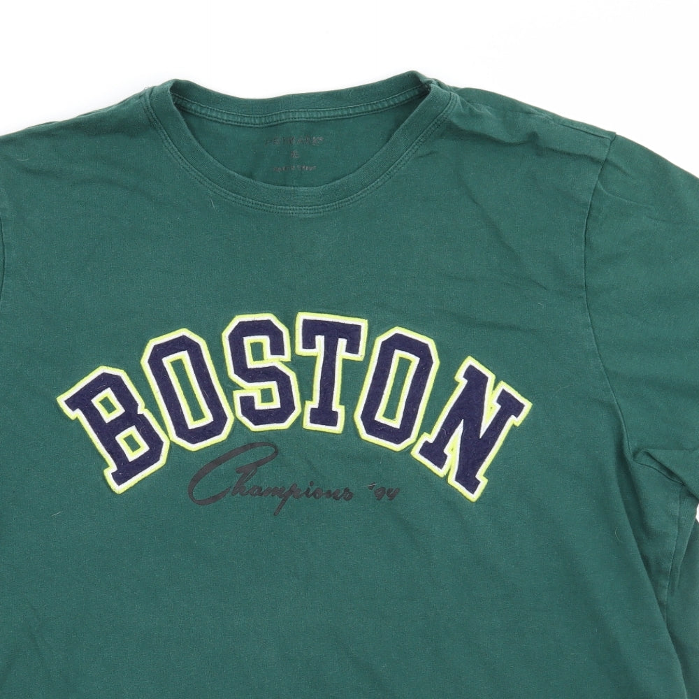 Primark Mens Green    T-Shirt Size XL