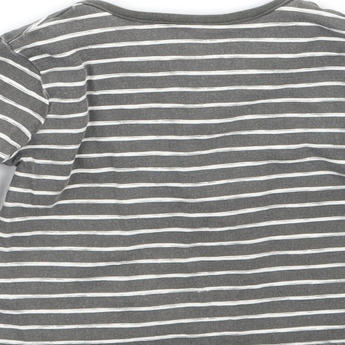 TU Baby Grey Striped  Basic T-Shirt Size 3-6 Months
