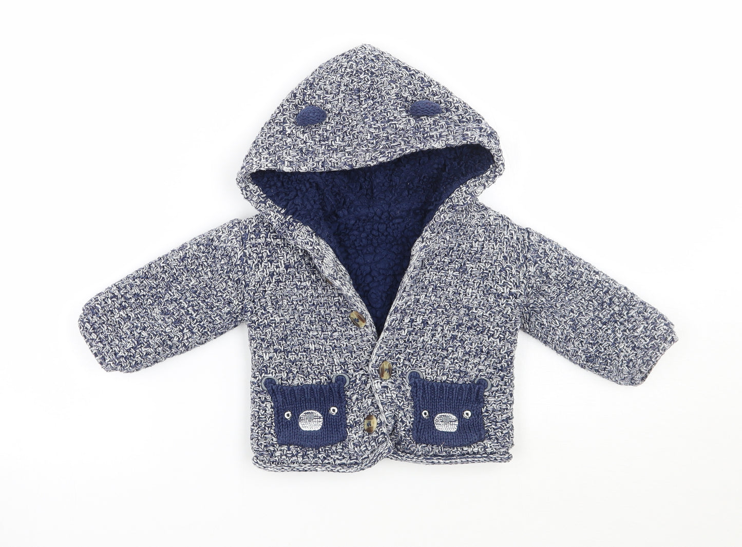 Nutmeg Baby Blue   Jacket Coatigan Size 0-3 Months