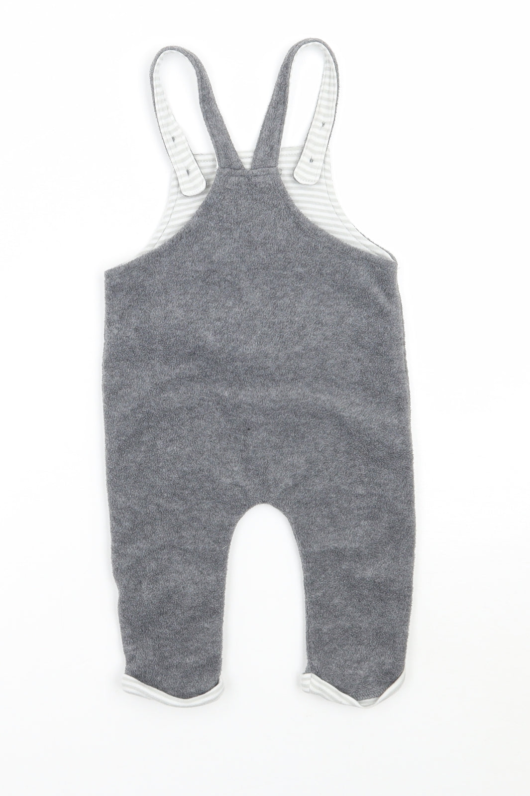 Matalan Baby Grey   Dungaree One-Piece Size 6-9 Months