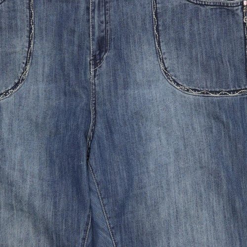 Evans Womens Blue   Straight Jeans Size 28 L28 in