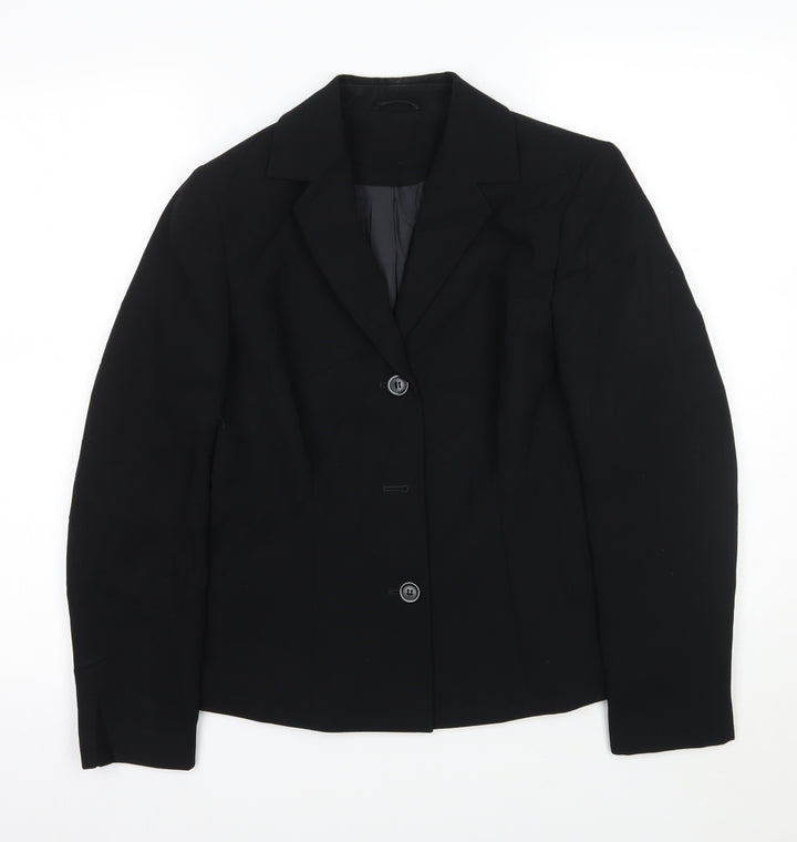 Principles Womens Black Jacket Blazer Size 10