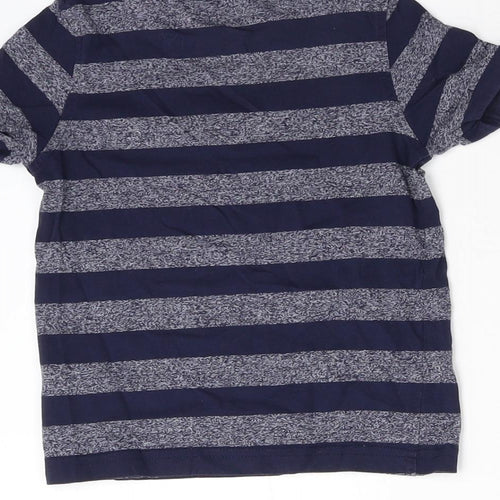 George Girls Blue Striped  Basic T-Shirt Size 2-3 Years